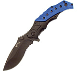 Image of Frost Tactical Linerlock Blue A/O Folding Knife