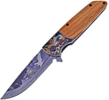 Image of Frost Wildlife Linerlock A/O Eagle 3.75 in Stainless Steel Assisted Opening Folding Knife