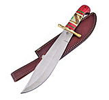 Image of Frost Wolf Dancer Bowie Fixed Blade Knife