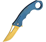 Image of Fury Blue Titanium Linerlock A/O Folding Knife