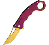 Image of Fury Purple Titanium Linerlock A/O Folding Knife