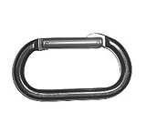 Image of Fusion Supreme Oval Aluminum Carabiner, Silver
