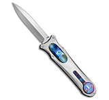 Image of Hawk Knife Designs G&amp;G Hawk Custom Deadlock D/A OTF Automatic Knife Heat Ti 3.75 Dagger 69C42129