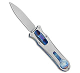 Image of Hawk Knife Designs G&amp;G Hawk Custom Deadlock D/A OTF Automatic Knife Heat Ti 3.75 Drop Point 97B15E6A