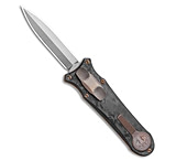 Image of Hawk Knife Designs G&amp;G Hawk Custom Deadlock Model A Knife D/A OTF Auto Marble CF/Bronze 3.75 SW 615BB562