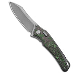 Image of Hawk Knife Designs G&amp;G Hawk Custom Talon Flipper Knife Carbon Fiber- Jungle 95A7568D