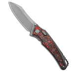 Image of Hawk Knife Designs G&amp;G Hawk Custom Talon Flipper Knife Carbon Fiber- Lava 27EAD097