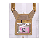 Image of GPS Tactical Credential Holder w/Lanyard &amp; Zip back pocket