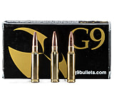G9 Defense .308 Winchester 145 Grain Barrier Blind Hollow Point Brass Cased Rifle Ammunition