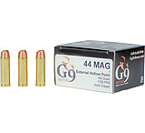 G9 Defense 44 Magnum 160 Grain External Hollow Point Brass Cased Pistol Ammunition