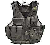Image of Galati Gear Deluxe Tactical Vest Tactical Black Assorted Sizes Nylon GLV547B