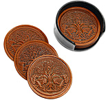 Image of Galco Coaster Set Tree Of Life