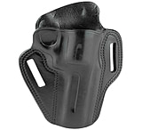 Galco Combat Master Leather Belt Holster, Right Hand, Black, CM104B
