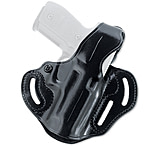 Galco COP 3 Slot Belt Holster, Ruger P95/Ruger P90/Ruger P85/Ruger P89/Ruger P94/Ruger P97/Ruger P95 w/ Rail, Right Hand, Plain, Black, CTS438B