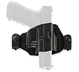 Galco Quick Slide Concealment Leather Holster, Glock 20/Glock 29/Glock 30/Glock 21, Right Hand, Plain, Black, QS228B