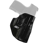 Galco Belt Leather Holster, Ruger LCR 2in, Right Hand, Plain, Black, SG300B