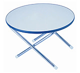 Image of Garelick 50410/3004.1837 50410 Folding Deck Table Melamine Top Series 24" Round