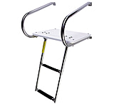 Image of Garelick 19546 Eez In Combo Transom Platform/Telescopic Ladder