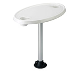 Image of Garelick 75320 Quick Release Table Pedestal System With Oval Abs Table Top