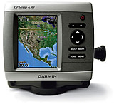 Image of Garmin GPSMAP 430 w/Int GPS ant., worldwide satellite imagery, built-in inland lakes detail for US, g2 Vision compatible GPS Fishfinders 010-00515-30
