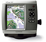 Image of Garmin GPSMAP 540 w/Int GPS ant., worldwide satellite imagery, built-in BlueChart g2 for US coastal, g2 Vision compatible GPS Fishfinders 010-00614-00
