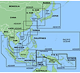 Image of Garmin On The Water GPS Cartography BlueChart: Asia East Map