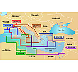 Image of Garmin On The Water GPS Cartography BlueChart g2: Mediterranean Regular Map