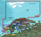Image of Garmin On The Water GPS Cartography BlueChart g2 Vision: Nordic Countries Large Map