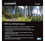Image of Garmin TOPO U.S. 24K GPS Maps, North Central or South Central DVD