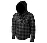 Image of Montana Knife Company BIG TIMBER HOODED FLANNEL - GREY AEDB479E