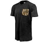 Image of Montana Knife Company MKC X MOSSY OAK BOTTOMLAND POCKET TEE - BLACK DE65B57B