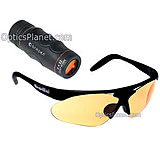 Image of 2-PC Golf Pro Golfing Gift Package - Barska Blue Line 8 x 22 Golf Scope Compact Monocular &amp; Bolle Parole Golf Sunglasse