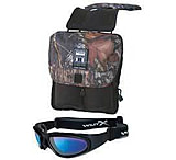 Image of 2-PC Ride with the Wind Motorcycle Fan Gift Package - Wiley-X SG-1 Sunglasses 73, Tamarack ATV Tank Saddle Bag SBTB-B