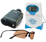 Image of 3-PC Golf Lover Golfing Gift Package - Bushnell PinSeeker 1500 Rangefinder, Bolle Golf Kicker EagleVision2 Lens Sunglasses 10215, Sport Sensors Swing Speed Radar