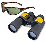 Image of 2-PC Boating Essentials Gift Package - Tasco 7x50 Waterproof Binoculars OS19, Bolle Snakes Boa Sunglasses 10638