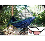 Image of 2-PC Backyard Vacation Kit Gift Package - Hanging Hamacha Hammock and Serengeti Summit Sunglasses 5603