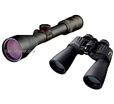 Image of 2-PC Hunting Combo Gift Package - Simmons AETEC 2.8-10X44 Rifle Scopes Master Series 512101, Nikon 10x50 Action Extreme Waterproof Binoculars 7245