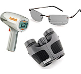 Image of 3-PC Bushnell Sports Fan Gift Package - Bushnell 8x24 Waterproof Binoculars 134280C, Bushnell Velocity Radar Gun, Bolle Meltdown Sunglasses