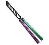 Image of Glidr Pacific Butterfly Knife Tealberry Aluminum 4.6 Black Trainer F3D0AAFD