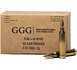 Global Ordnance 5.56x45mm NATO 55 grain Full Metal Jacket Rifle Ammunition