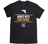 Image of GLOCK AP95045 ARMED WITH CONFIDENCE TSHIRT BLK 3XL