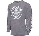 Image of Glock Crossover Long Sleeve T-shirt Grey Small