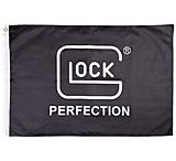 Image of Glock Perfection Flag, 3'X2', Polyester Material, Black and White