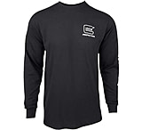 Image of Glock AP96100 Perfection Long Sleeve Tee Black Pre-Shrunk Cotton Long Sleeve Lar