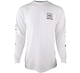 Image of Glock AP96097 Perfection Long Sleeve Tee White Pre-Shrunk Cotton Long Sleeve 3XL