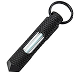 Image of Glow Rhino Knurled Steel Glow Fob Blue