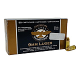 Golden Eagle 9mm Luger 115 Grain Full Metal Jacket Brass Cased Pistol Ammunition