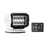 Image of GoLight Stryker ST Series 544000 Candela LED Permanent Mount Searchlight w/ Hard Wired Dash Mount Remote