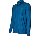 Image of Googan Squad Blue Micro Klutch Quarter-Zip Shirt - Men's