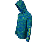 Image of Googan Squad Crappie School Full Mesh Hooded Long-Sleeve Shirt - Men's